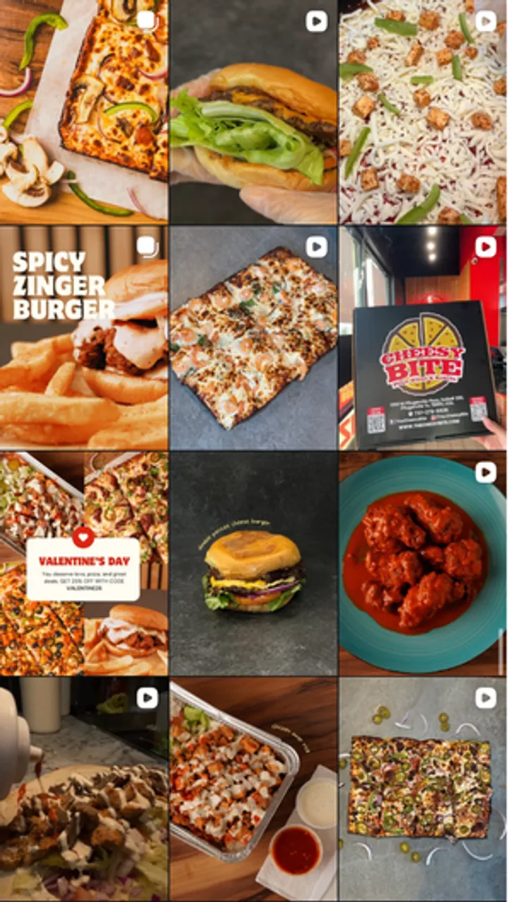 Cheesy Bite — Instagram feed